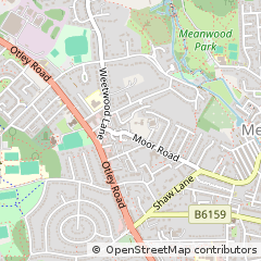 Map of Leeds, West Yorkshire