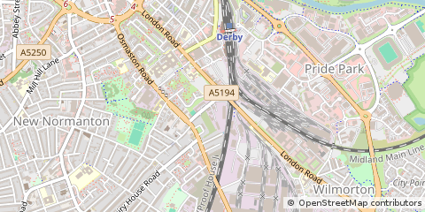 Map of Derby
