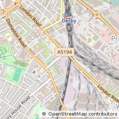 Map of Derby