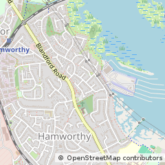 Map of Poole, Dorset