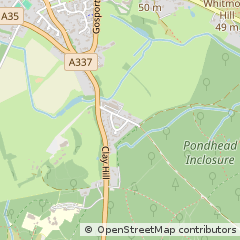 Map of Lyndhurst, Hampshire