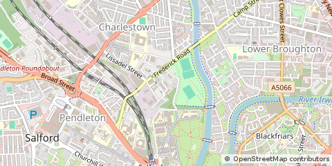 Map of Salford