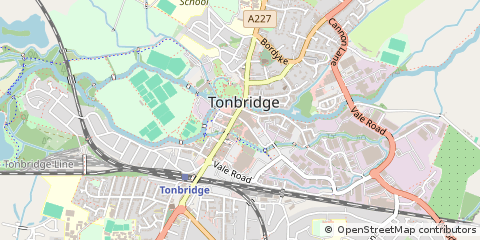 Map of Tonbridge
