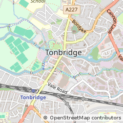 Map of Tonbridge