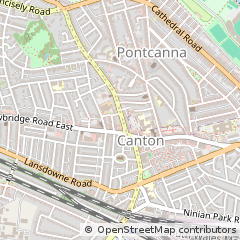 Map of Cardiff