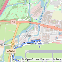 Map of West Drayton, Middlesex