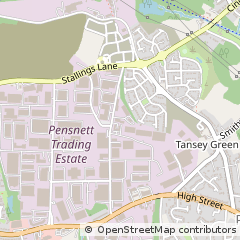 Map of Estate Kingswinford, West Midlands
