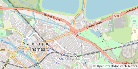 Map of Surrey