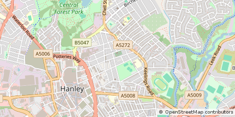 Map of Stoke-on-Trent