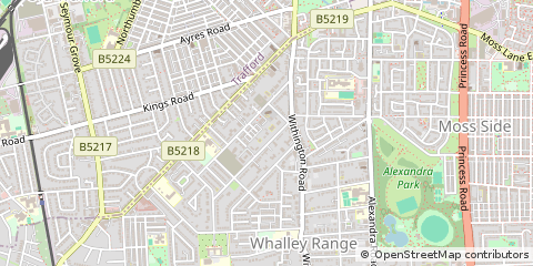 Map of Manchester