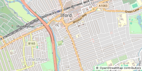 Map of Ilford