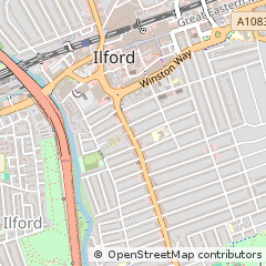 Map of Ilford