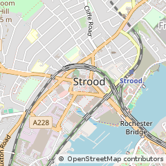 Map of Strood, Kent