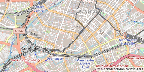 Map of Manchester
