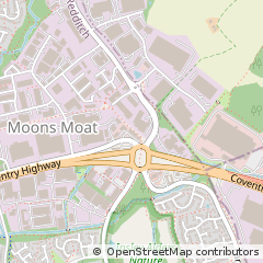 Map of Redditch, Worcestershire