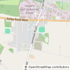 Map of Loughborough, Leicestershire