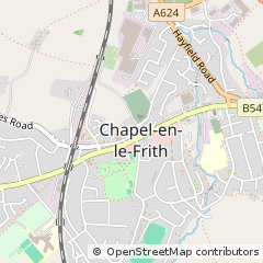 Map of High Peak, Derbyshire