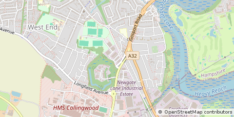 Map of Fareham