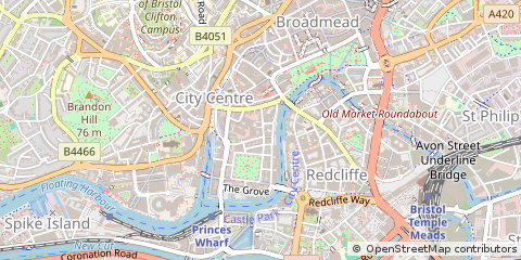 Map of Bristol