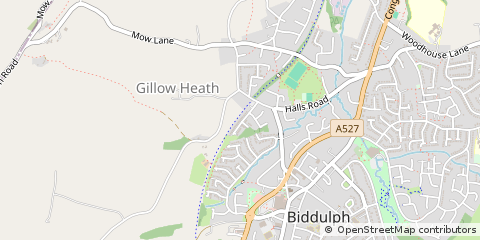 Map of Biddulph