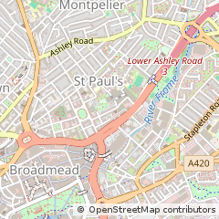 Map of Bristol