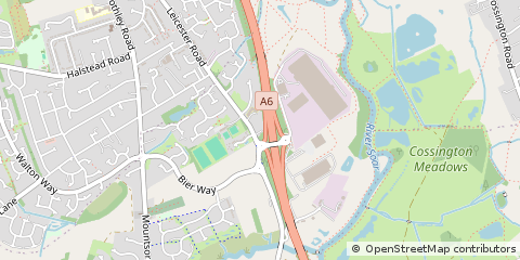 Map of Rothley, Leicestershire