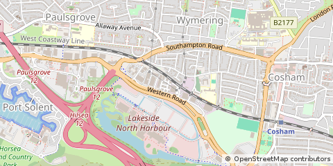 Map of Portsmouth, Hants
