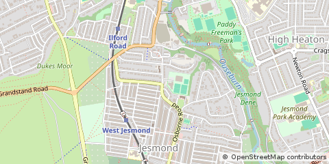 Map of Newcastle Upon Tyne