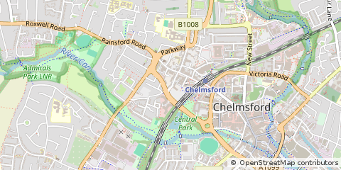 Map of Chelmsford
