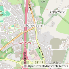 Map of Waterlooville, Hampshire