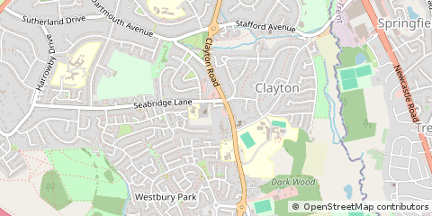 Map of Newcastle Under Lyme