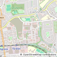 Map of Cardiff