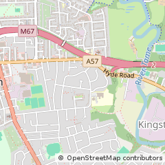 Map of Denton