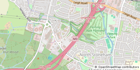 Map of Chandlers Ford, Hampshire