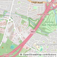 Map of Chandlers Ford, Hampshire
