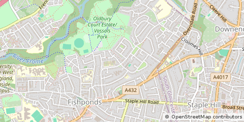 Map of Bristol