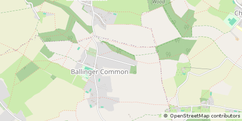 Map of Ballinger, Buckinghamshire