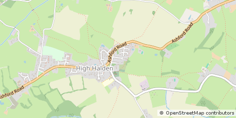 Map of Ashford, Kent
