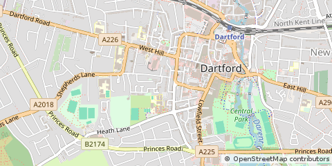 Map of Kent