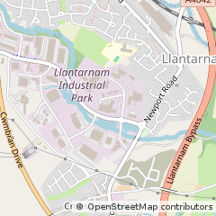 Map of Llantarnam Industrial Park