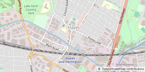 Map of Hayes