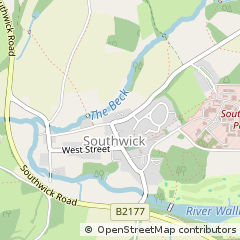 Map of Fareham, Hampshire