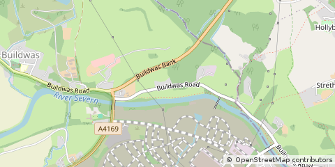 Map of Telford, Shropshire