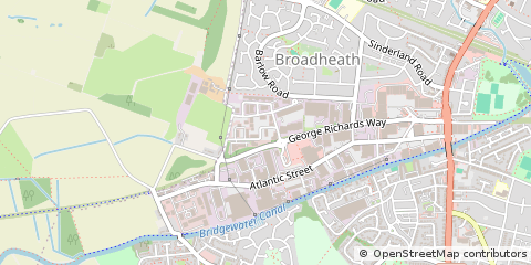 Map of Altrincham