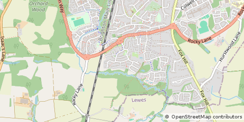 Map of Haywards Heath, West Sussex