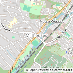 Map of Sheffield