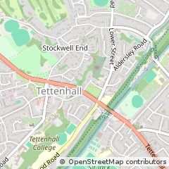 Map of Wolverhampton, West Midlands