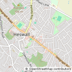 Map of Wirral, Merseyside