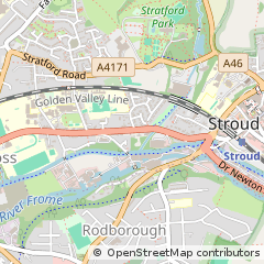 Map of Stroud, Gloucestershire