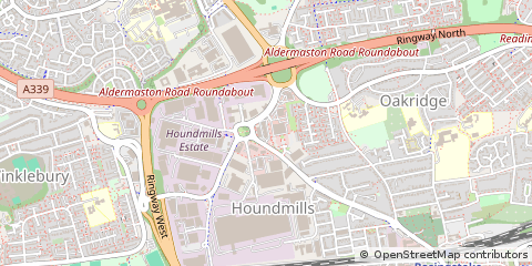 Map of Basingstoke